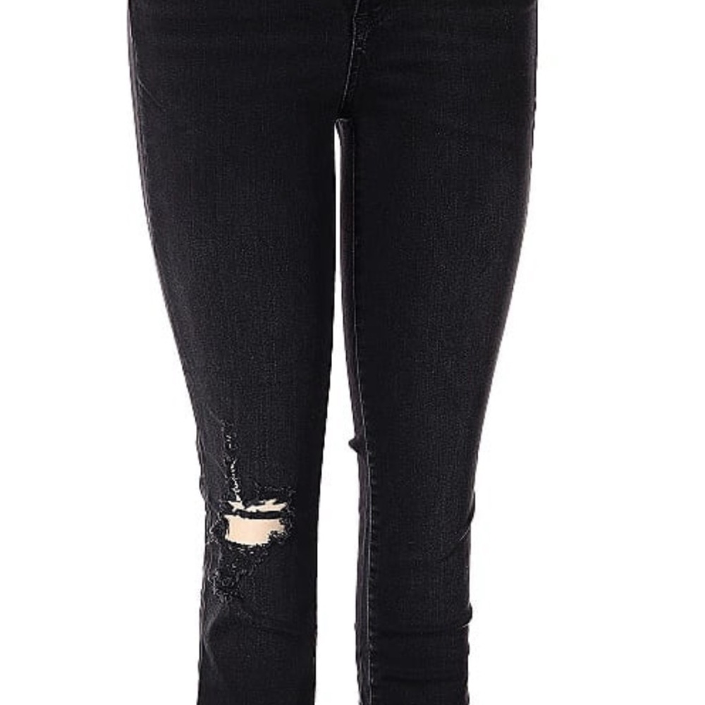 &Denim by H & M- Black Distressed Skinny Jeans